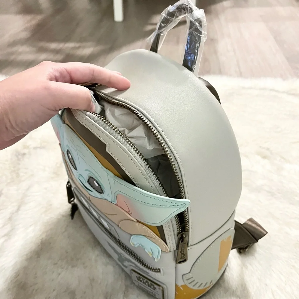 NWT Loungefly Star Wars Mandalorian Grogu The Child Baby Yoda Mini Backpack